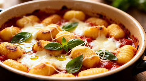 Gnocchi Tossed in Classic Pizza Sauce
