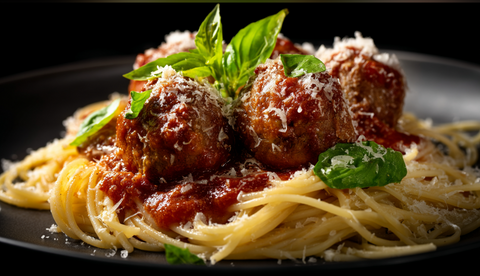 Meatballs in a Spaghetti Sauce