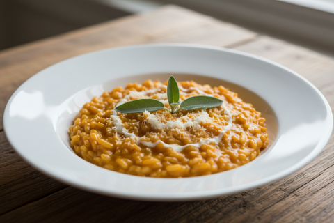 Creamy Butternut Squash Risotto with Vodka Sauce