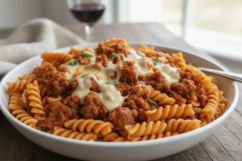 Sausage Pizza Pasta