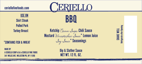 Ceriello BBQ Sauce
