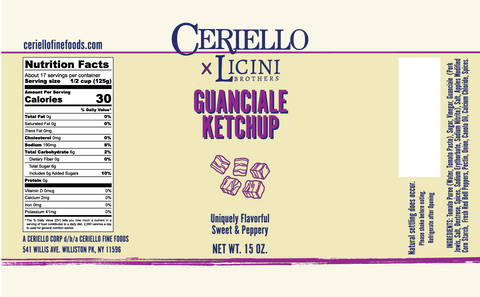 Ceriello x Licini Guanciale Ketchup