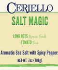 Ceriello Salt Magic Pepper & Tomato label artwork