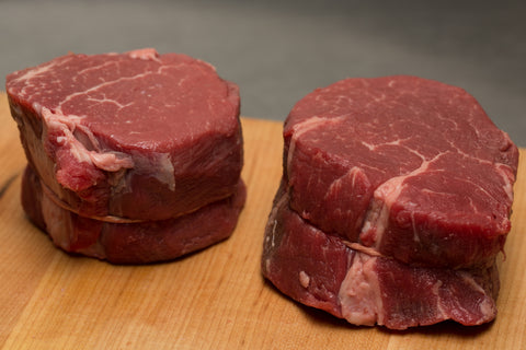 Two Prime filet mignon steaks
