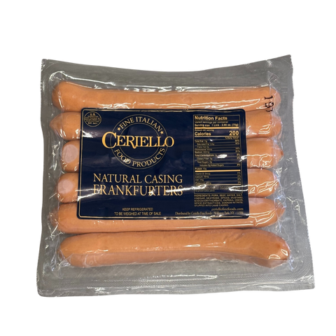 Ceriello Fine Foods Natural Casing Frankfurters