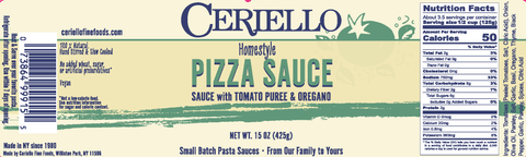 Ceriello Homemade Pizza Sauce