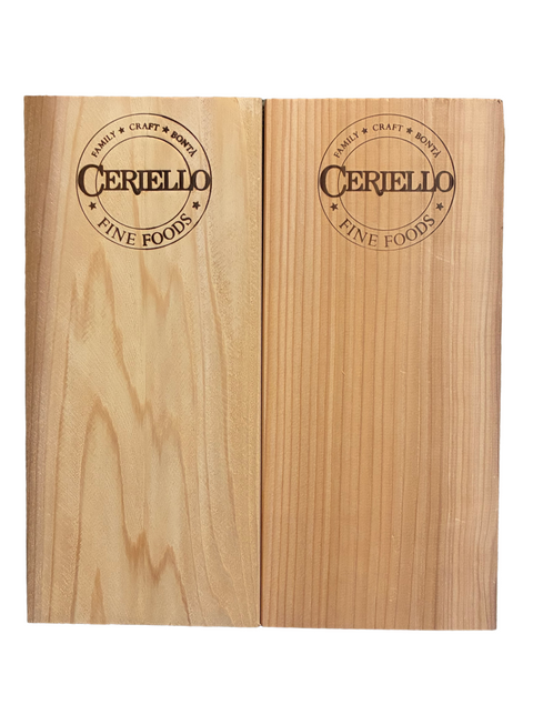 Ceriello Branded Cedar Grilling Planks