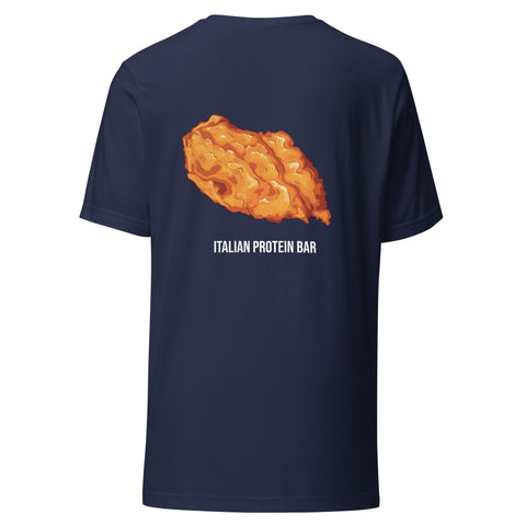 Ceriello Cutlet T-Shirt - Italian Protein Bar | Navy back view
