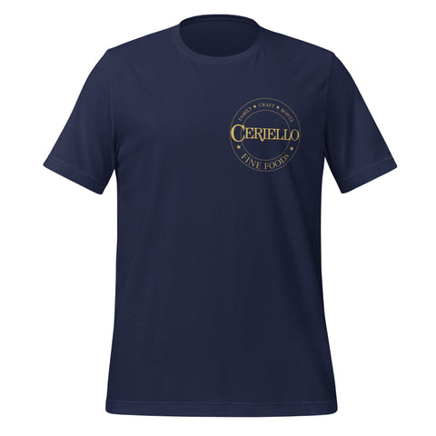 Ceriello Mozzarella Knot T-Shirt - Knotorious - Navy - Front