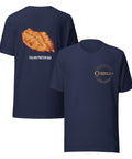 Ceriello Cutlet T-Shirt - Italian Protein Bar | Navy shown from front and back
