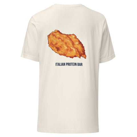 Ceriello Cutlet T-Shirt - Italian Protein Bar | Vintage White back view