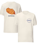 Ceriello Cutlet T-Shirt - Italian Protein Bar | Vintage White shown from front and back